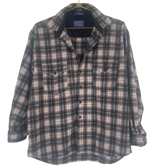 Pendleton Men's Black Plaid Shirt XL - Picture 1 of 5